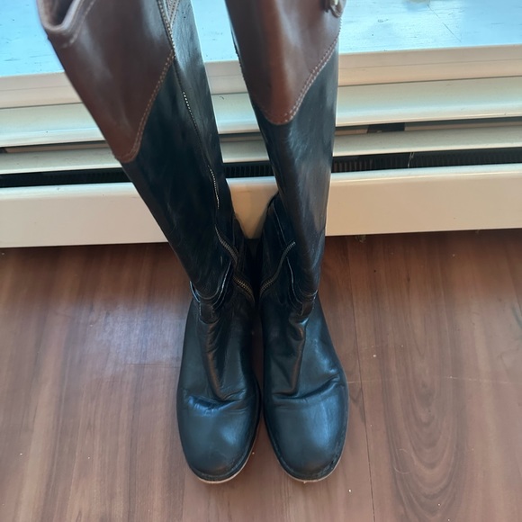 Michael Kors boots two toned black brown 7 - Picture 4 of 5